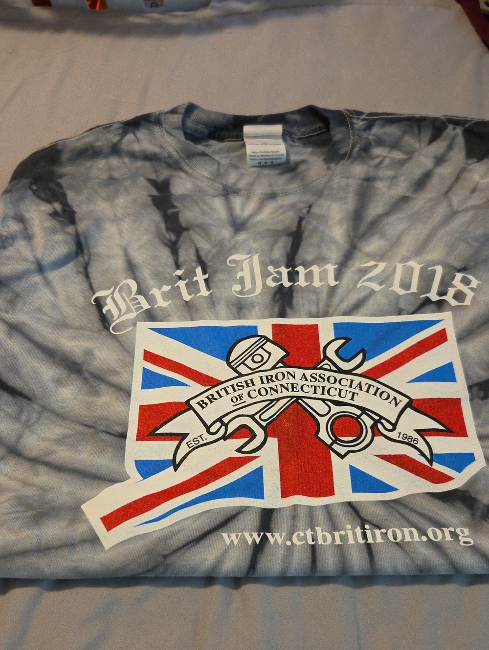Brit Jam 2018 Graphic Short Sleeve Tee - Gray Tie-Dye